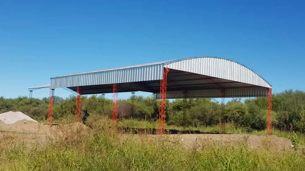 Obra terminada lista para el campo